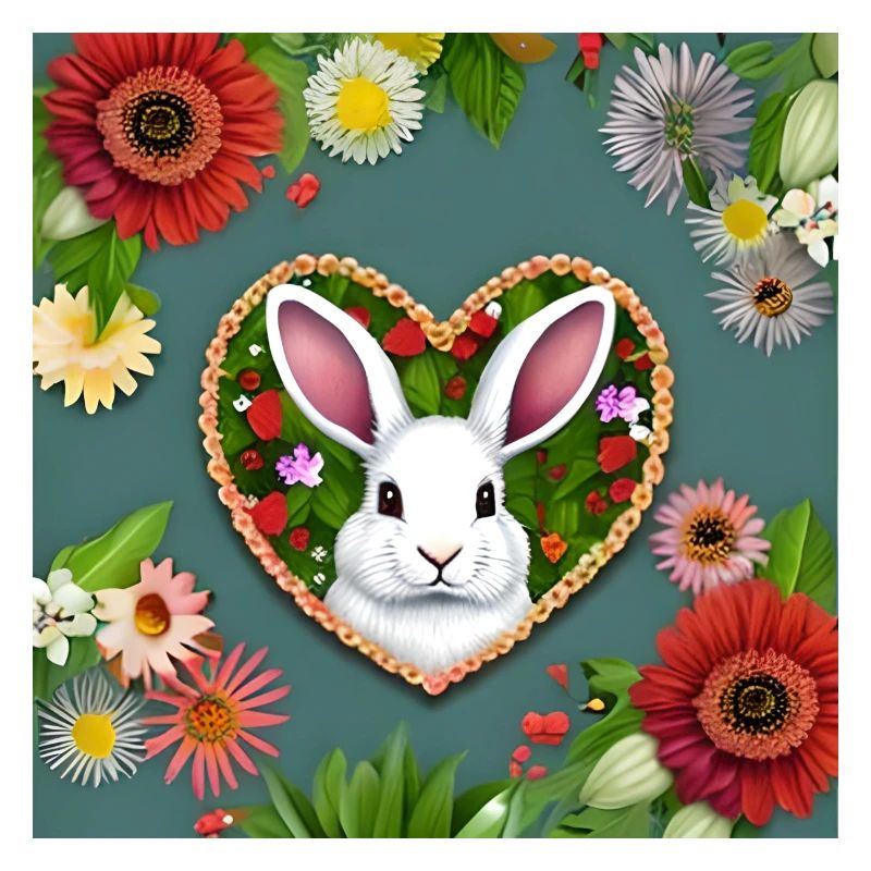 Floral pattern with Easter
