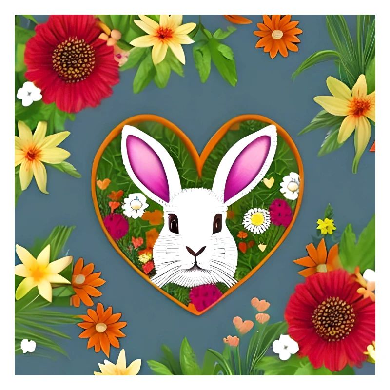 White Easter Floral Pattern