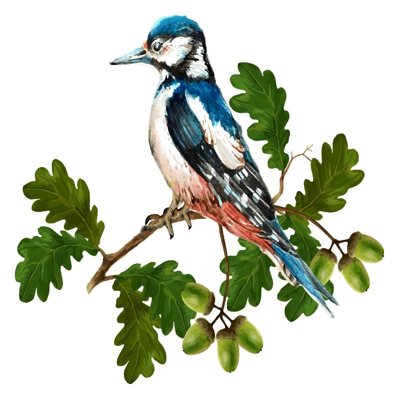 Bunter Vogel