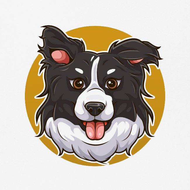 Border Collie face
