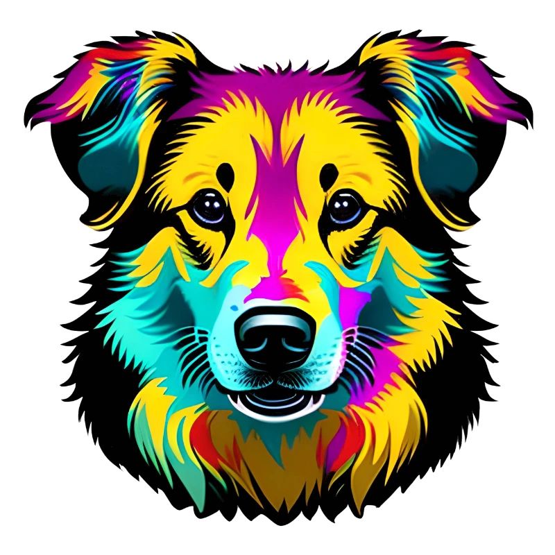 Bunter Hund