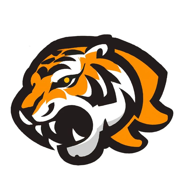 Brüllender Tiger