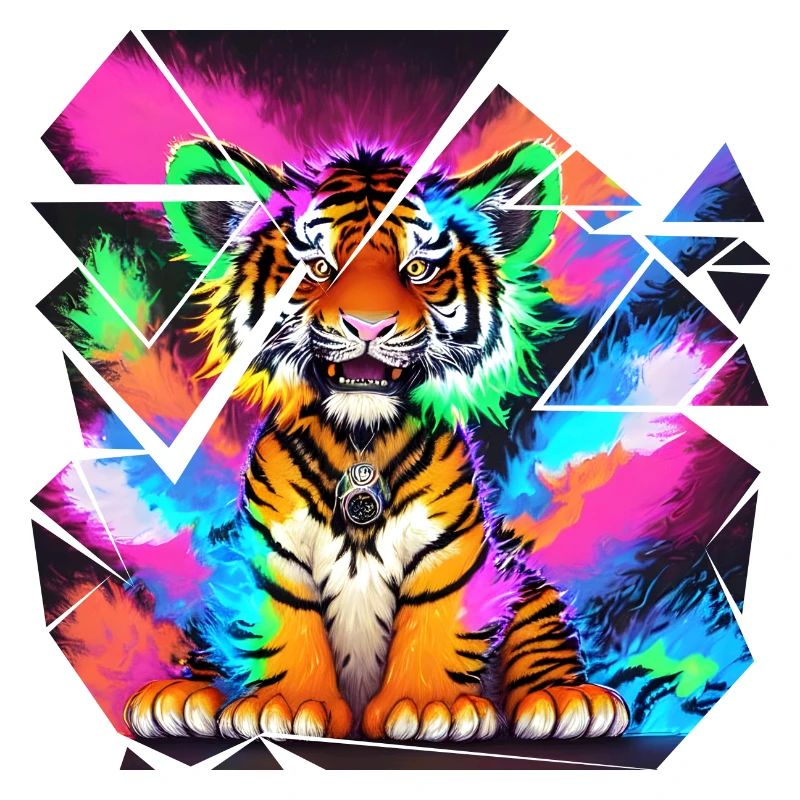 Tigerjunges der Freude