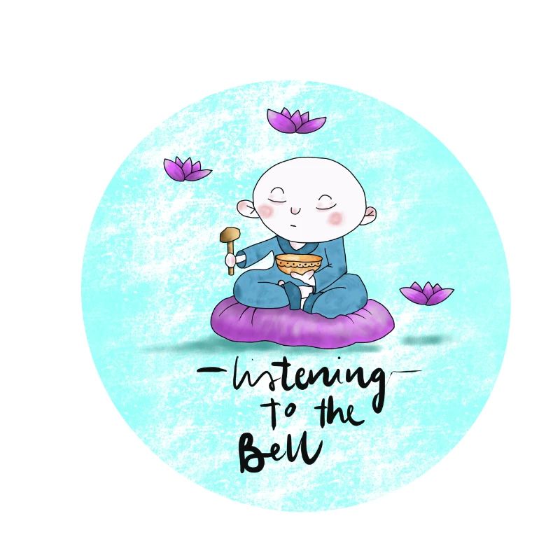 Buddha mit Klangschale