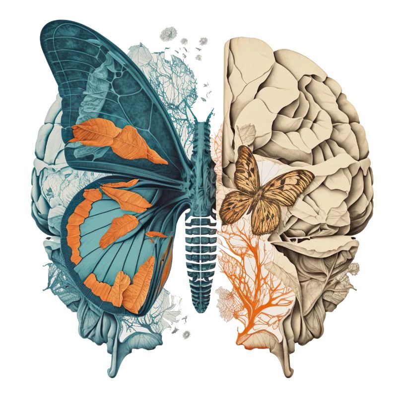 Butterfly brain Ur-Tshirt
