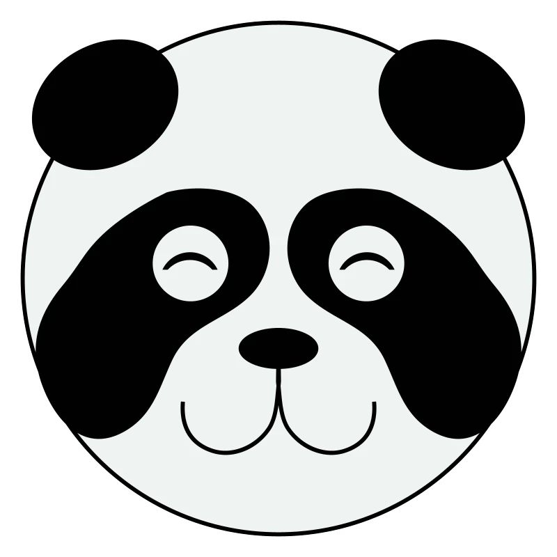 panda face 002