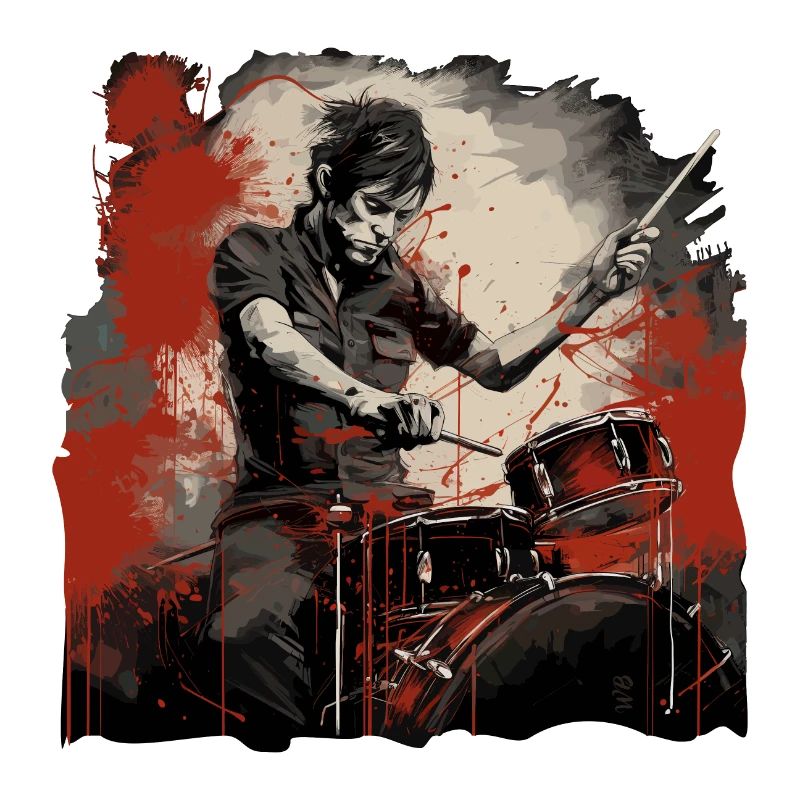 Drummer red