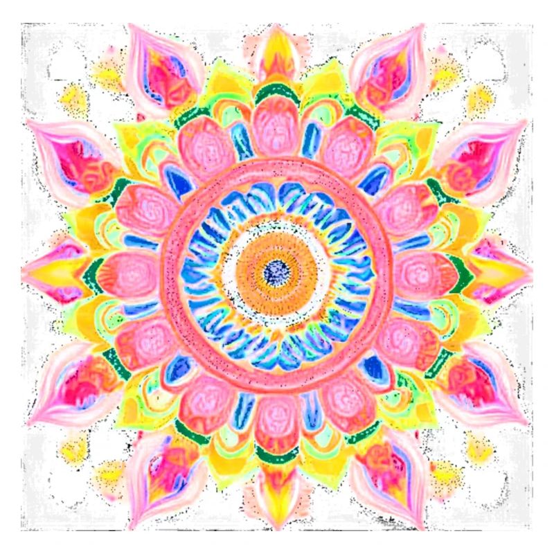 Botanical Mandala Ölgemälde