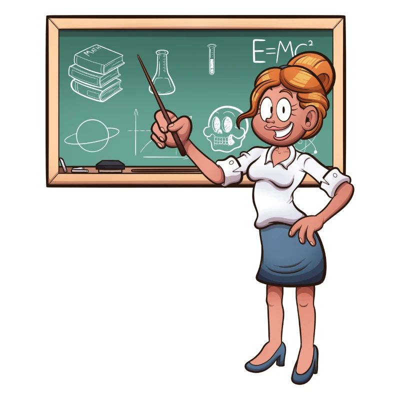 Karikaturlehrerin