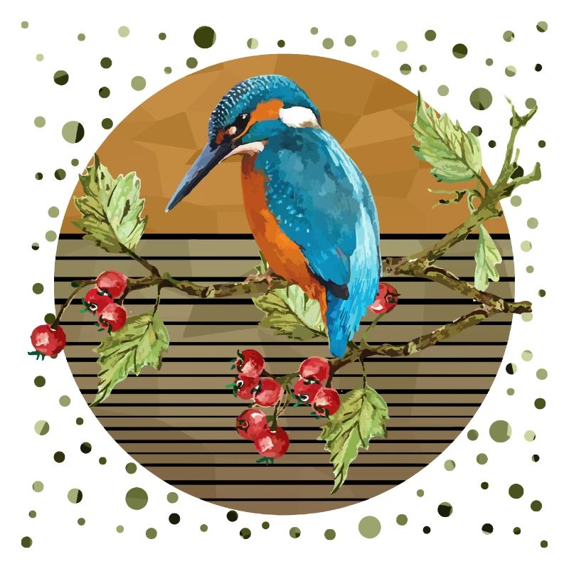 Bunter Vogel