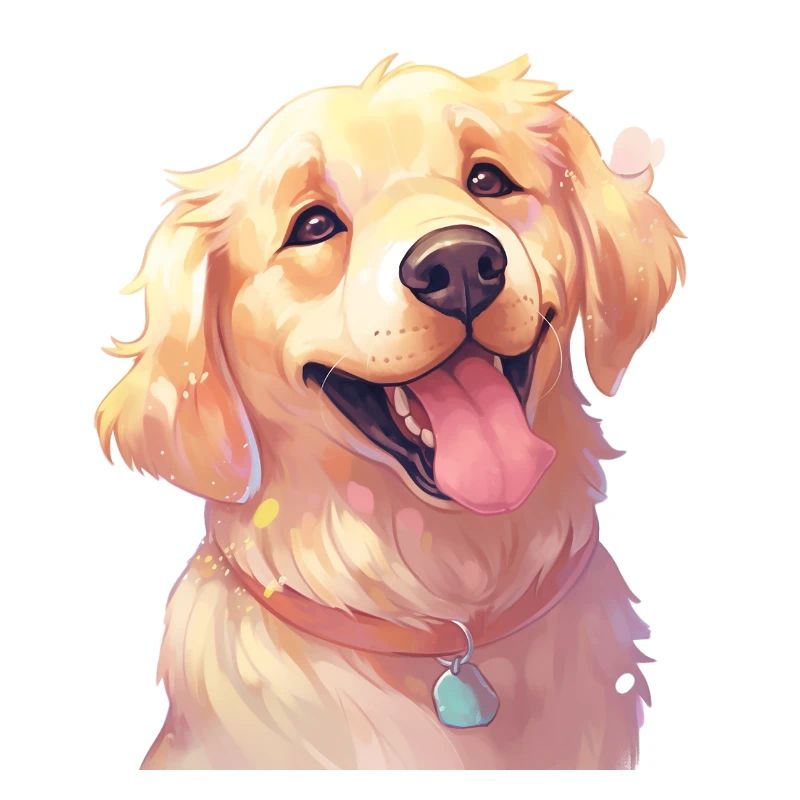Golden Retriever Kunst
