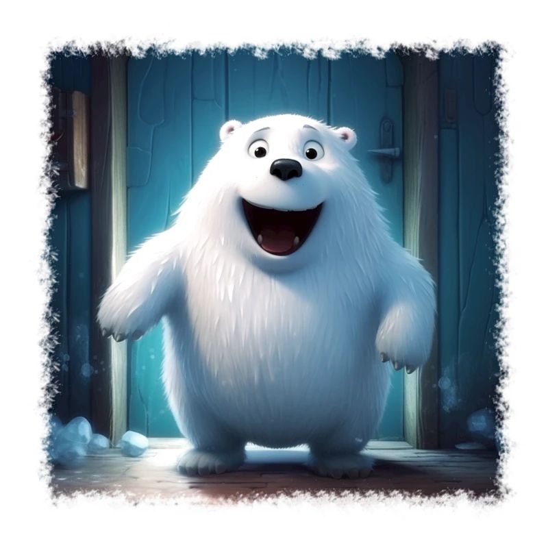 Flauschiger Eisbär