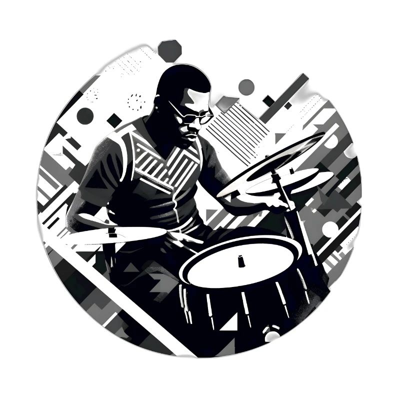 Rhythmus in Schwarz-Weiß