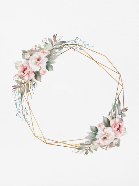 Blumen Pastel personalisierbar