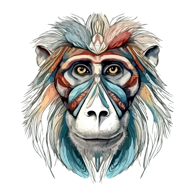 Kiju der Mandrill