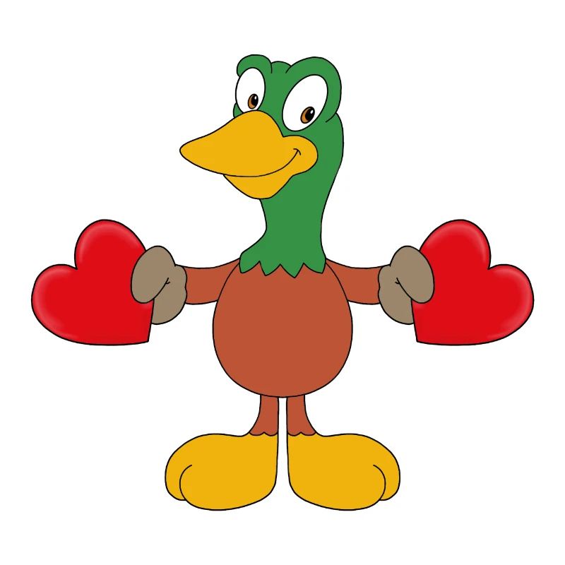 LIEBE - ENTE - VOGEL