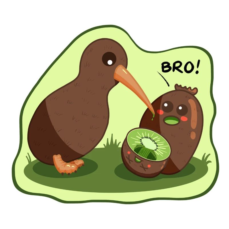 Böser Kiwi Kawaii