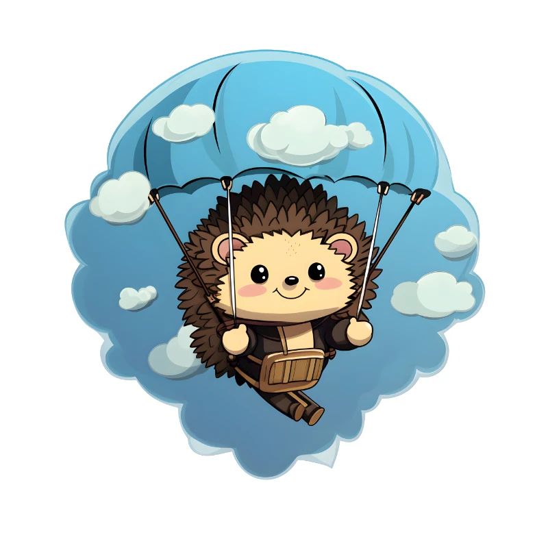 Igel Fallsschirmsprung