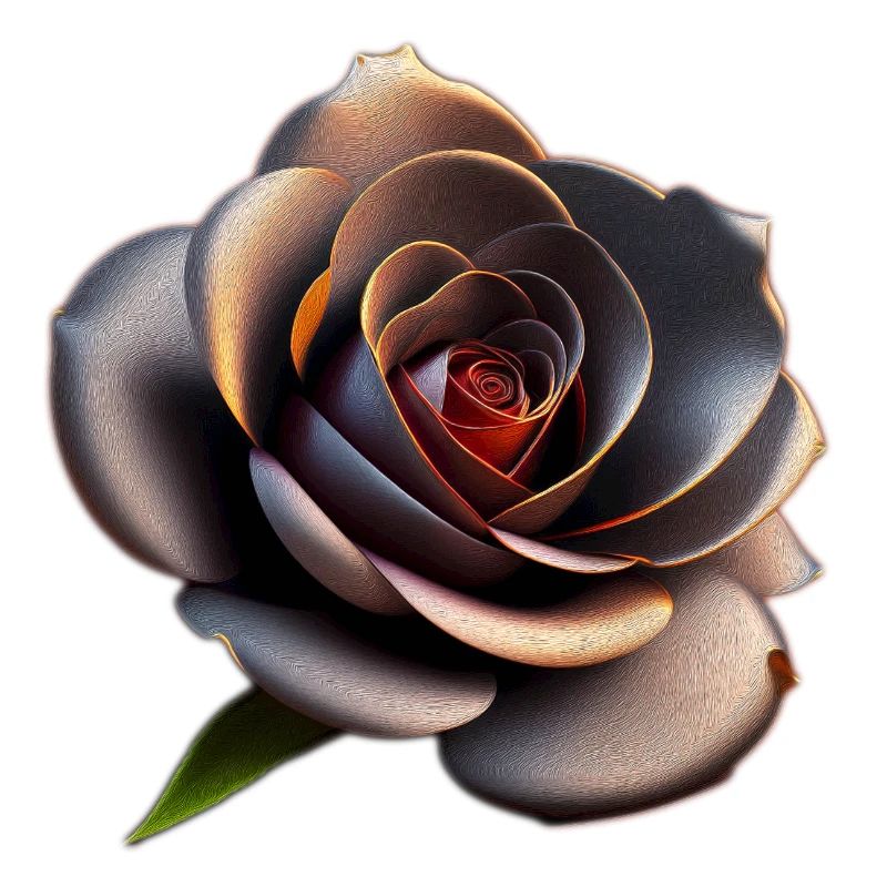 Schwarze Rose