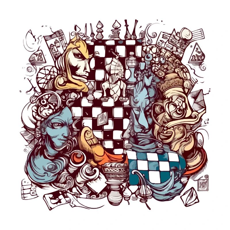 Schachabstraktion Nr. 3