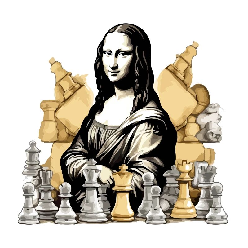 Mona im Schach