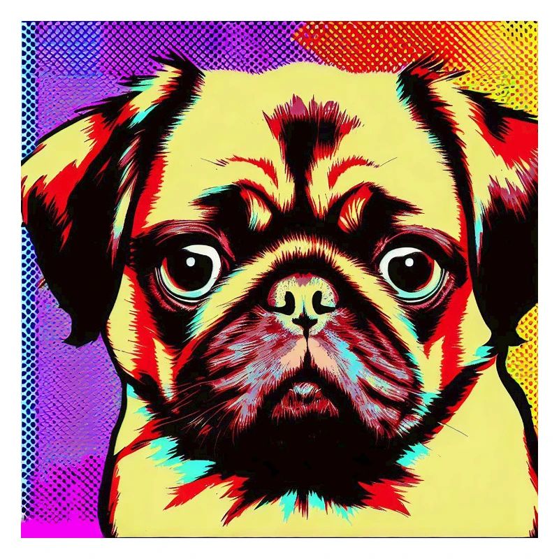 Mops Pop Art