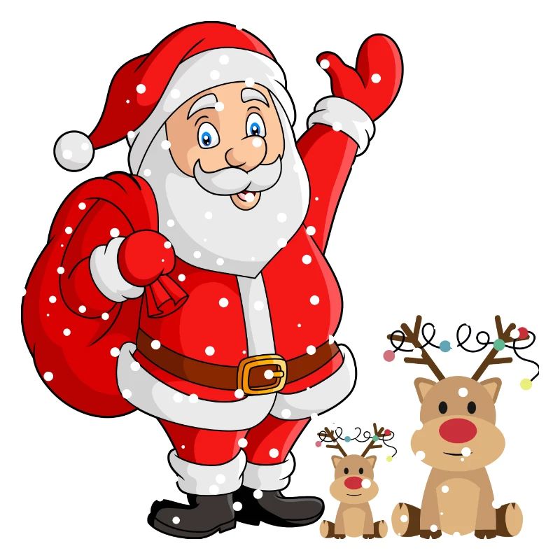 Lustiger Weihnachtsmann