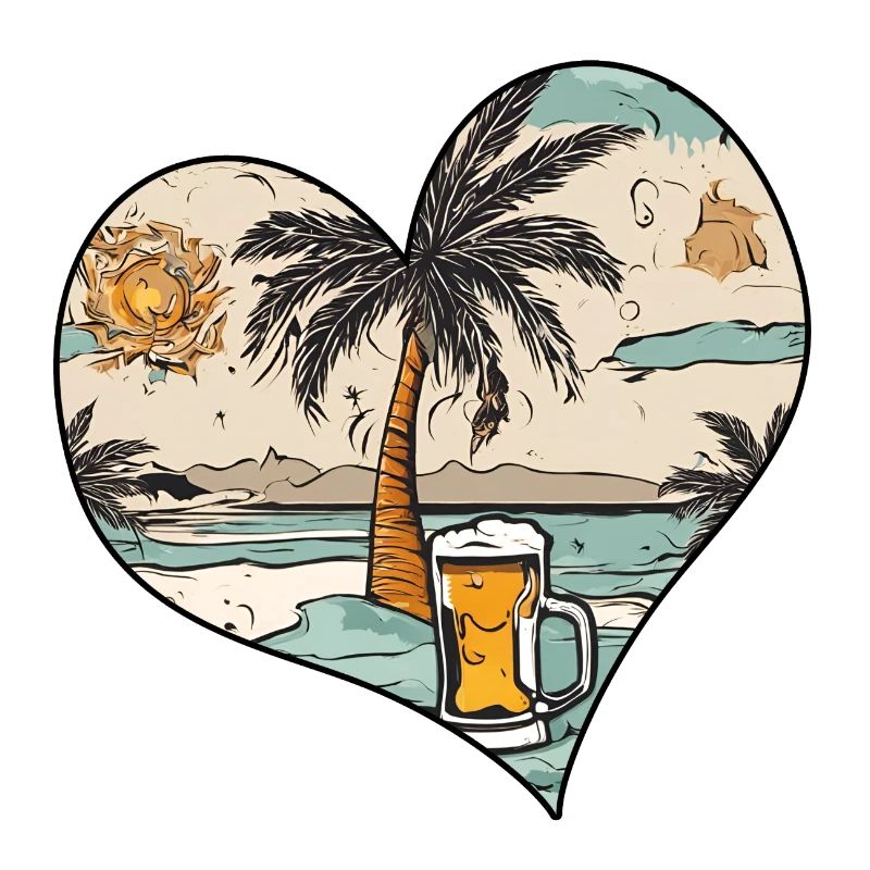 Palme und Bier