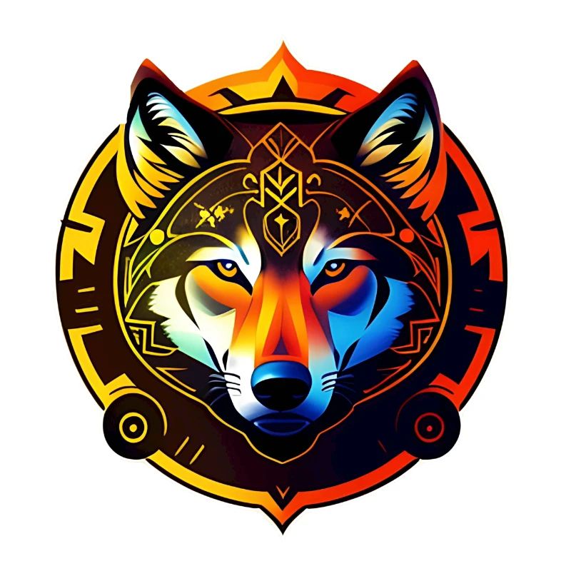 goldener Wolf