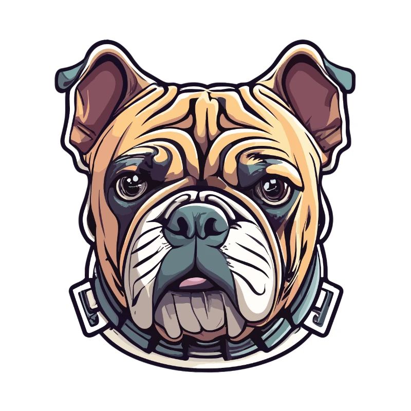 Bulldoggenkopf