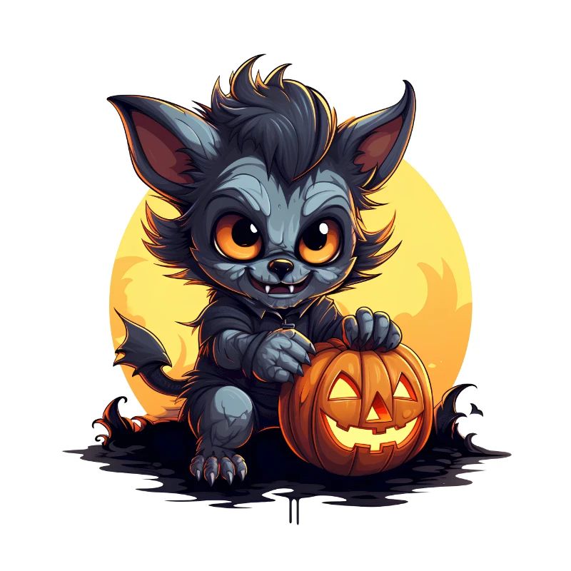 Cartoon Baby Werwolf