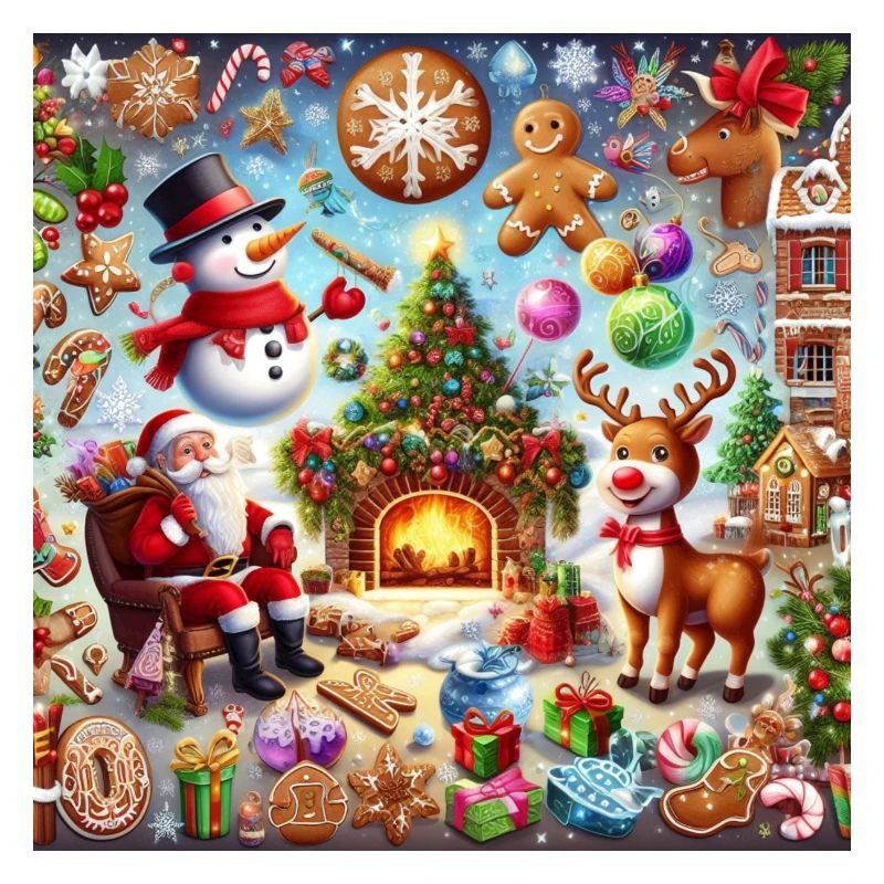 Weihnachtsmärchen-Collage