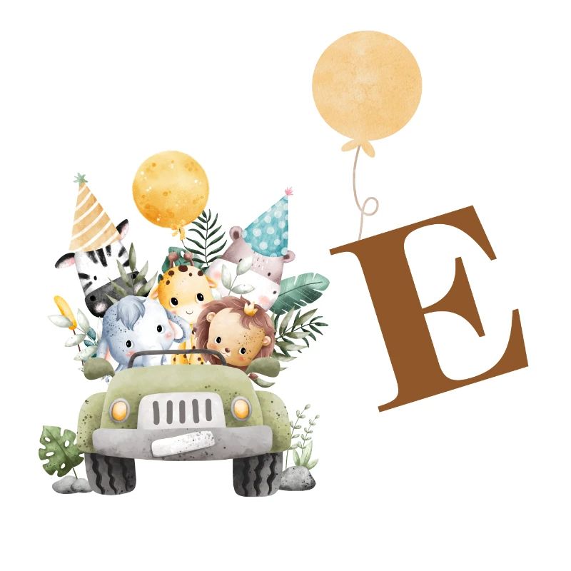 Buchstabe E Safari