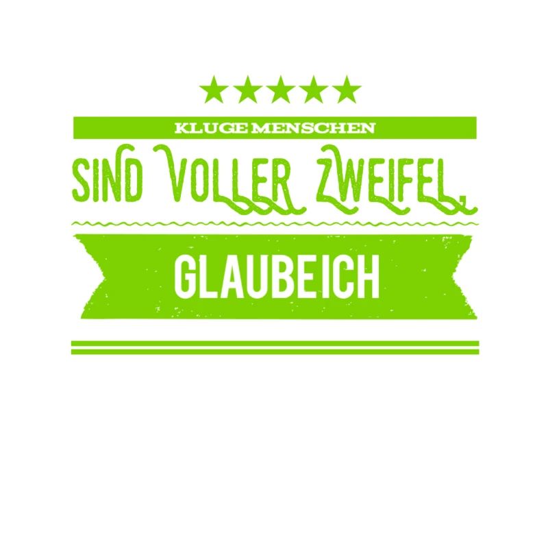 schlaue Menschen zweifeln