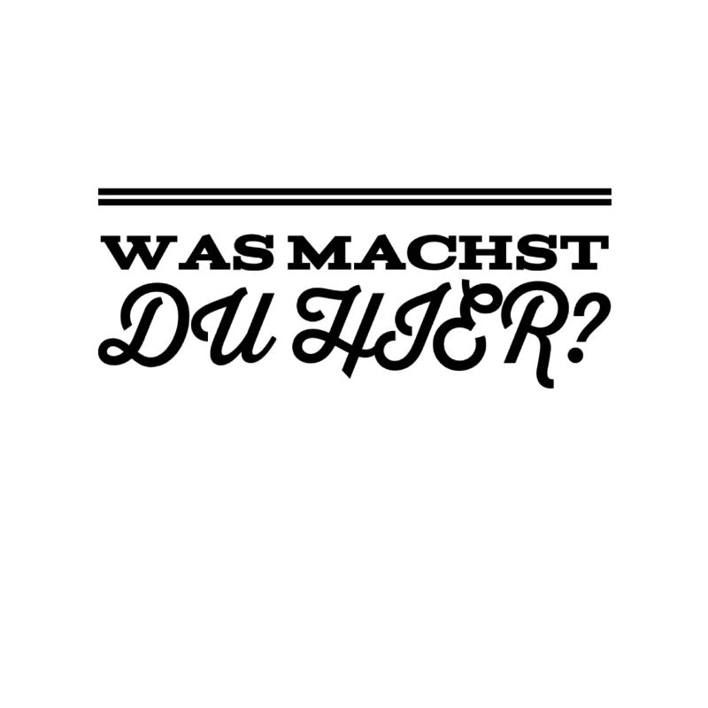 du hier?