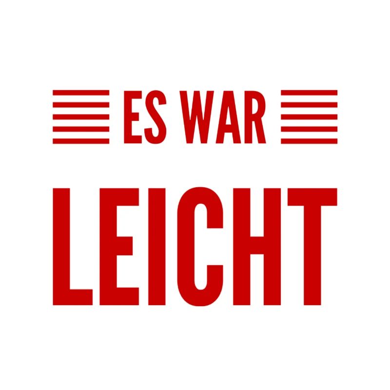 viel zu leicht