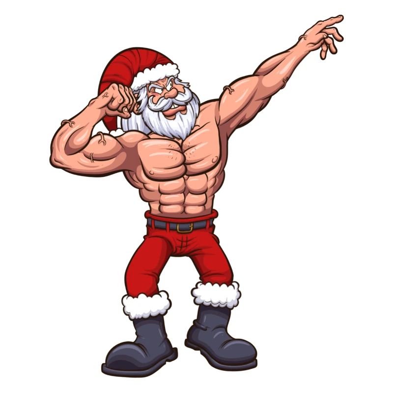 Starker Weihnachtsmann