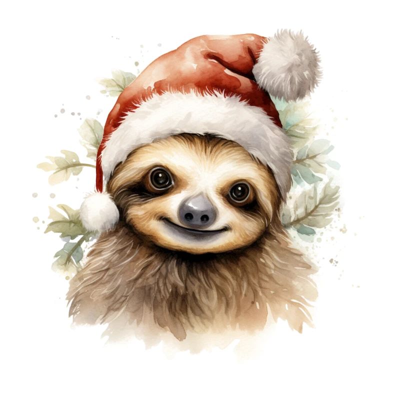 Faultier Weihnachten