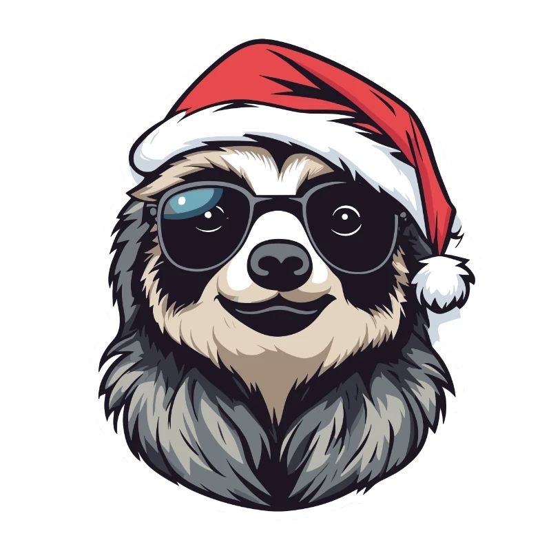 Faultier Weihnachten Zeichnung