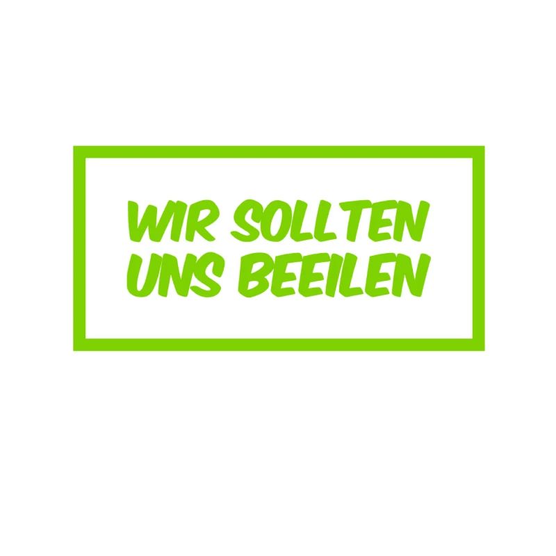 ich beeile mich