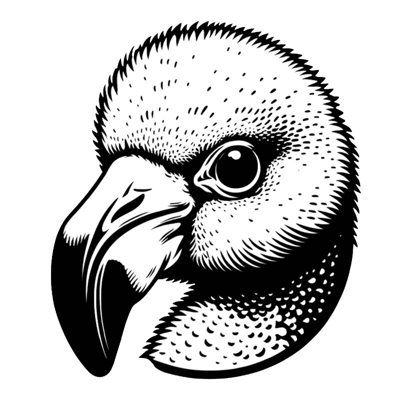 Schräger Vogel