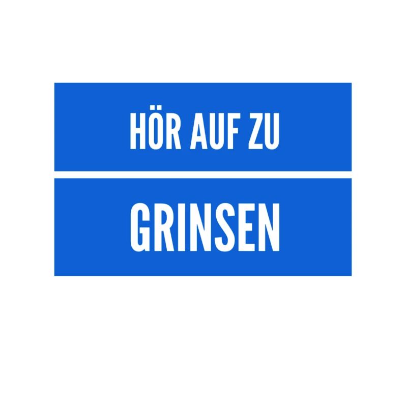 lass das grinsen