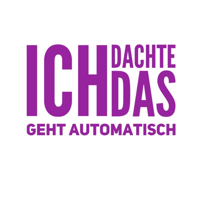 nicht von allein
