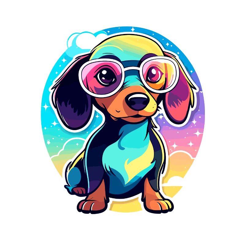 Dackel Hund Illustration