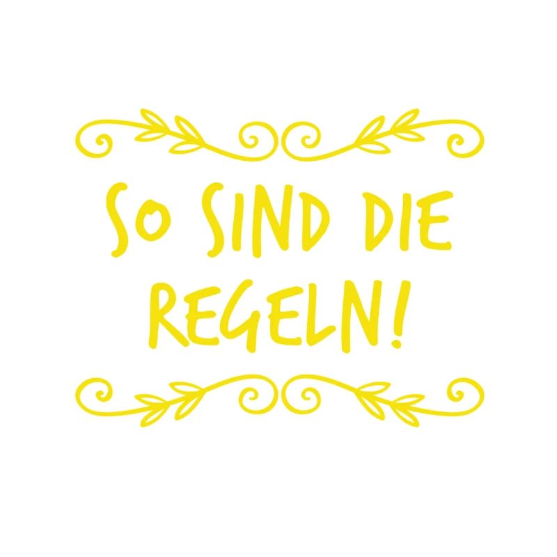Regeln sind wichtig