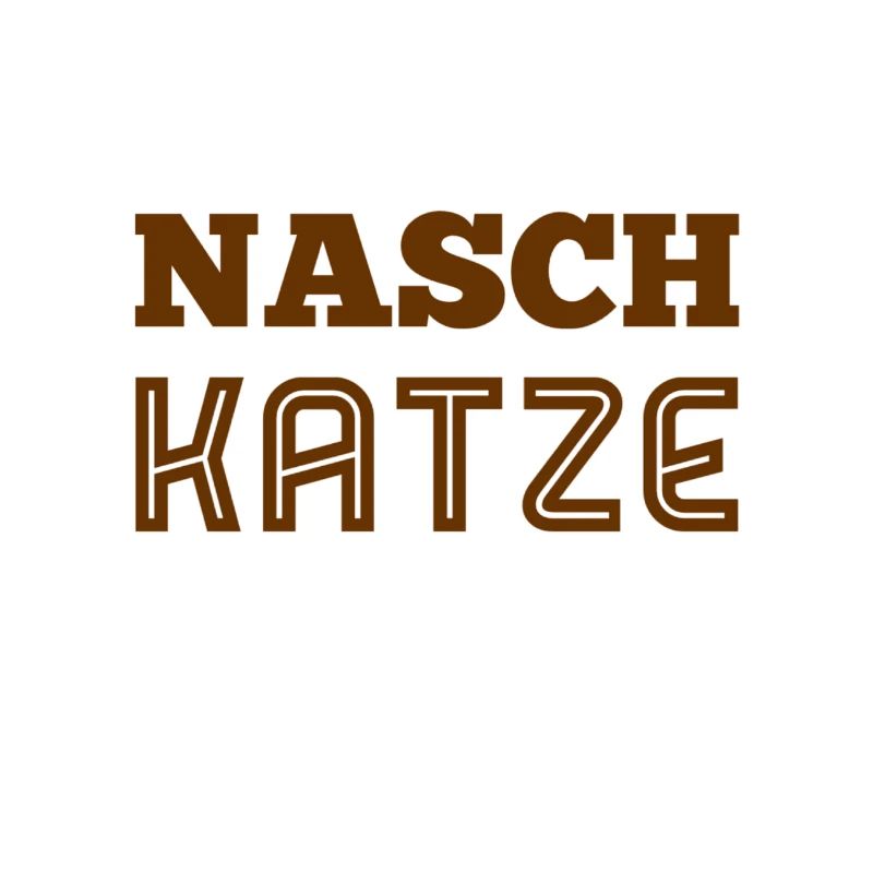 vor dir steht eine Naschkatze