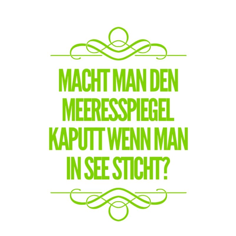 kaputter Meeresspiegel