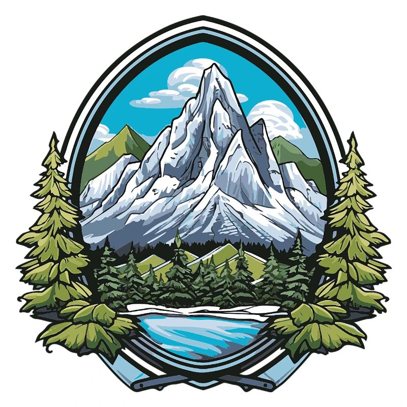 Berge Symbol Wappen
