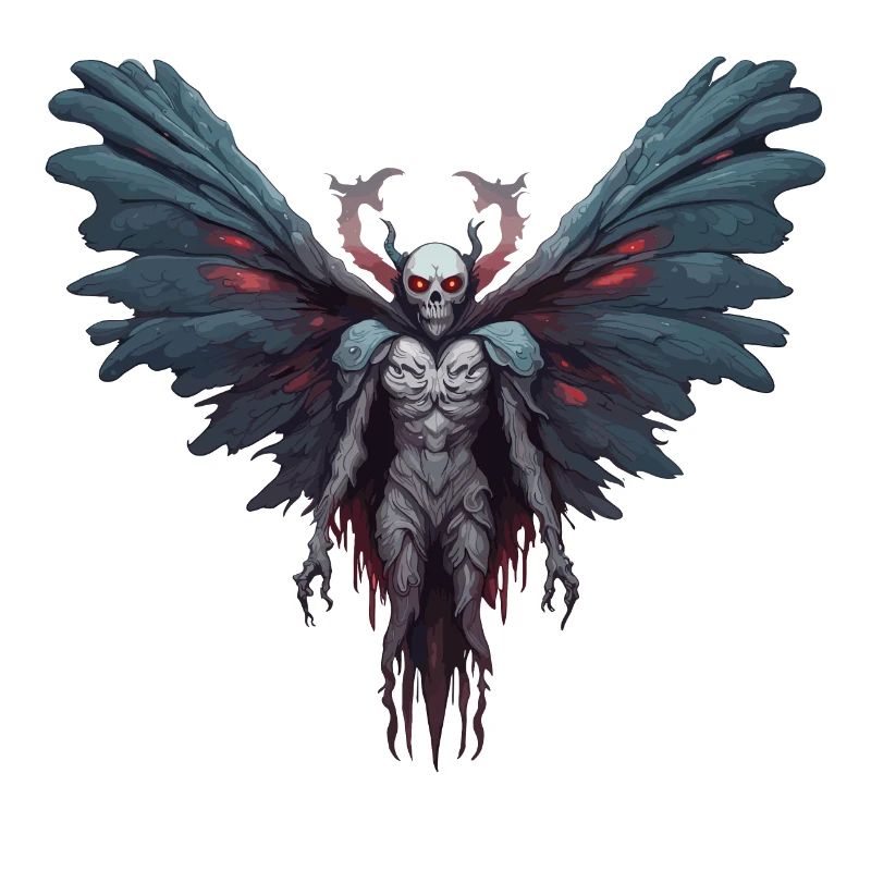 Mothman / Moth / Insect / Mythical Creature / Flutter