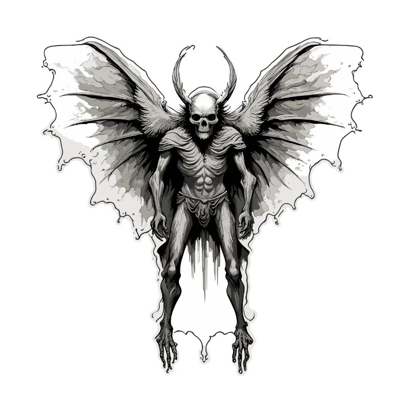 Mothman / Moth / Insect / Mythical Creature / Flutter
